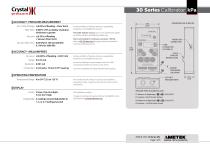 30 Series Pressure Calibrator Datasheet kPa