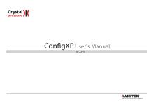 ConfigXP, XP2i Digital Pressure Gauge Configuration Software