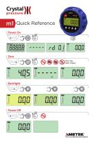m1 Digital Pressure Gauge Manual
