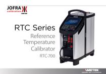 RTC 700 Series Temperature Calibrator Datasheet