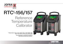 RTCt 156/157 Temperature Calibrator Datasheet