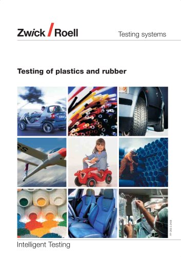 Testing of plastics and rubber