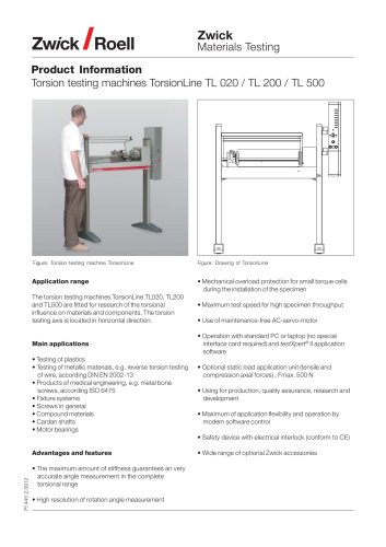 TorsionLine 20 up to 500 Nm