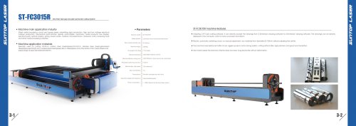 SUNTOP/CNC Fiber laser pipe and plate dual-function cutting machine