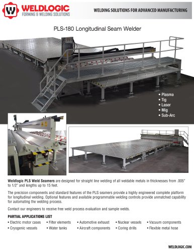 PLS-180 Longitudinal Seam Welder