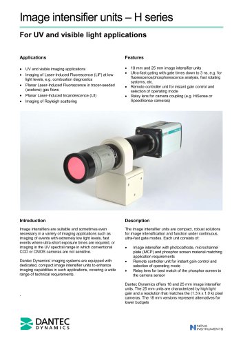 Image Intensifiers - H Series