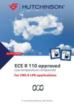 ECE R110 approved low temperature compounds for CNG & LPG applications