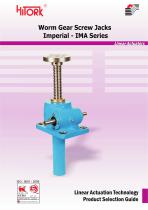 Worm Gear Screw Jacks (Classic, IMA Series)