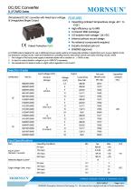 MORNSUN 2W isolated DC-DC converter B_XT-2WR2