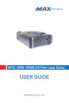 MFSC 700W-1500W CW Fiber Laser Series