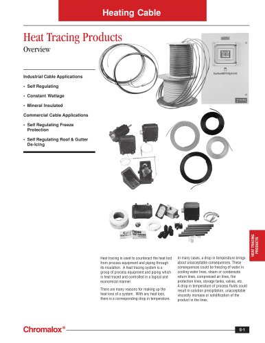 Heat Tracing Overview, Application and Guidelines