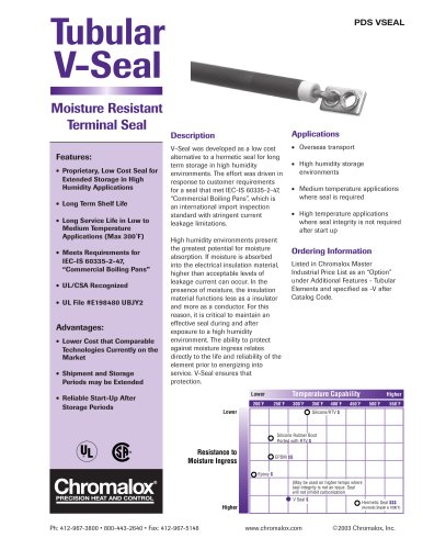 Tubular V-Seal