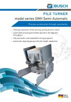 BUSCH Pile Turner - semi-automatic