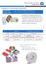 Enfajadora de Mesa BUSCH - modelo TB 26-3