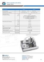 Enfajadora de Mesa BUSCH - modelo TB 26-4