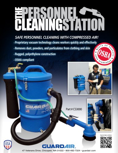 the personnel cleaning station