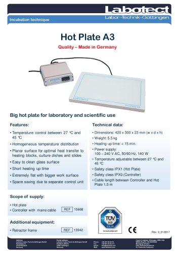 Hot Plate A3