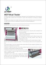 JJ-TEST  HEAT DEFLECTION TEMPERATURE OR VICAT SOFTENING POINT FOR ENGINEERING PLASTICS