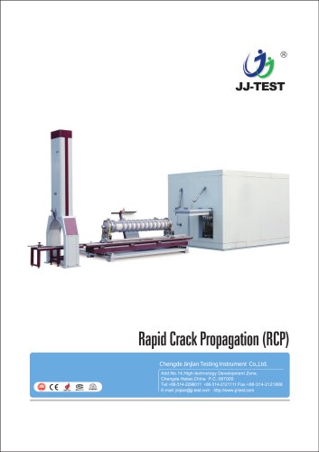 JJ-TEST  RAPID CRACK PROPAGATION FOR PLASTIC PIPE