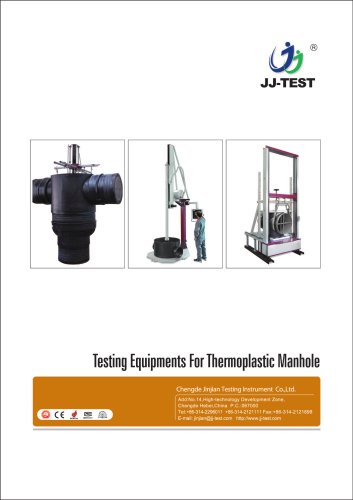 JJ-TEST TESTING EQUIPMENTS FOR THERMOPLASTIC MANHOLE