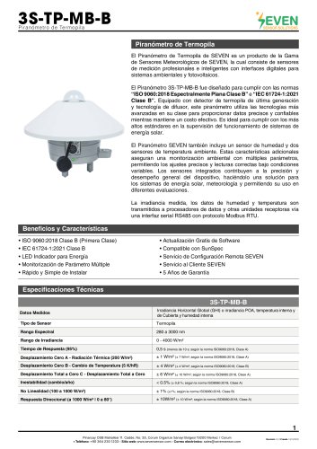  Piran&oacute;metro de Termopila - Clase B (3S-TP-MB-B)
