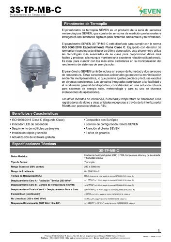  Piran&oacute;metro de Termopila - Clase C (3S-TP-MB-C)