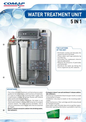 5-in-1 water treatment unit