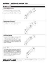 VertiMax? Adjustable Pendant Arm - 5