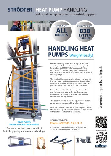 HANDLING HEAT  PUMPS