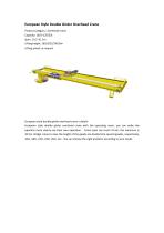 European Style Double Girder Overhead Crane