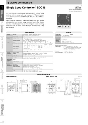 Single Loop Controller SDC15