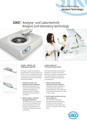 SIKO | Analysis and laboratory technology