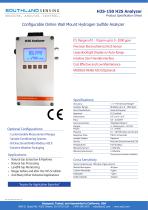 H2S-150 Online Wall Mount Hydrogen Sulfide Analyzer