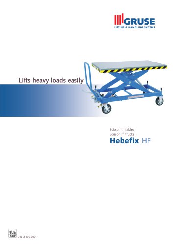 Lifts heavy loads easily Hebefix HF