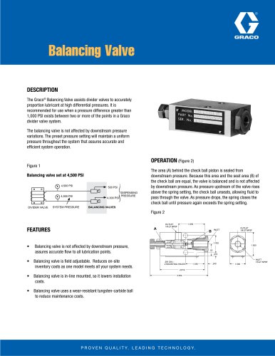 Balancing Valve