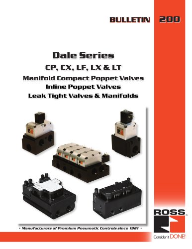 Dale Series Poppet Valves and Manifolds