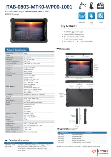 ITAB-0803-MTK0-WP00-1001