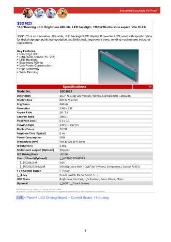 SSD1623-E_Datasheet