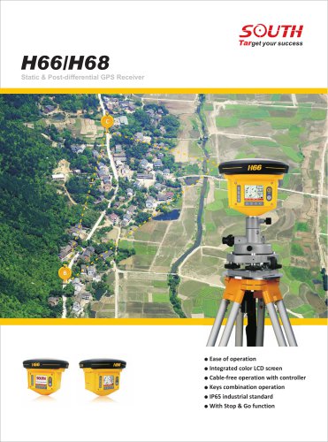 Static&Post-differential GPS Receiver SOUTH H66/H68