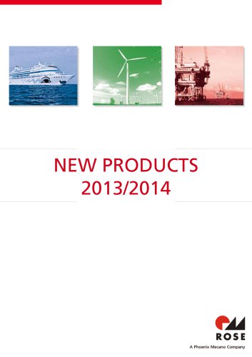 New prod­ucts 2013/2014