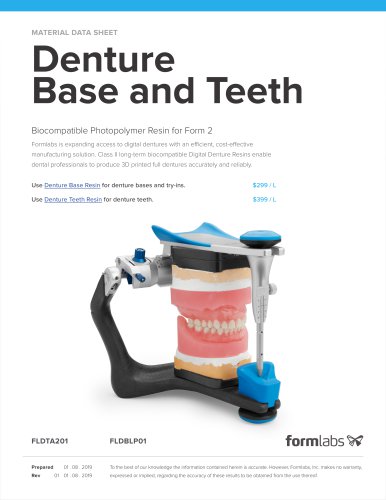 Denture Base and Teeth