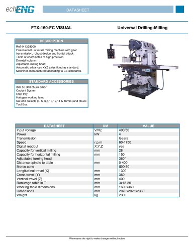 FTX-160-FC VISUAL