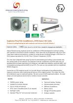 Product flyer explosion proof AC Units (7-14kW)