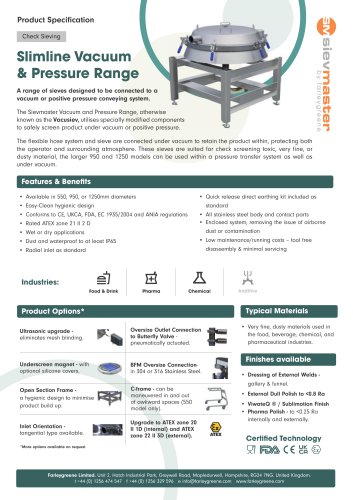 Slimline Vacuum & Pressure Range