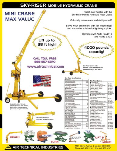 Sky-Riser crane brochure