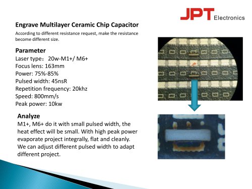 Engrave Multilayer Ceramic Chip Capacitor