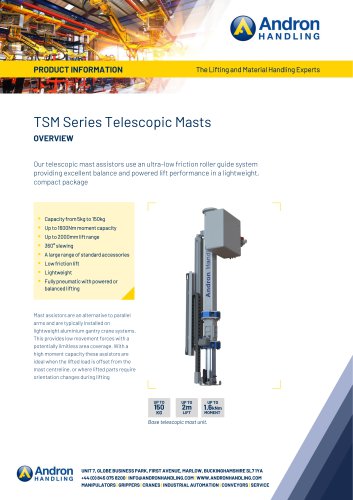 TSM Series Telescopic Masts