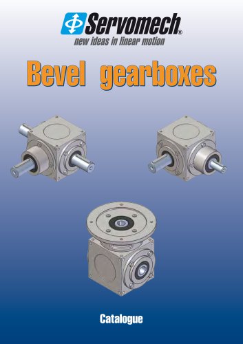 Bevel gearboxes