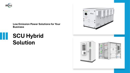 Hybrid Solution with Diesel and Storage
