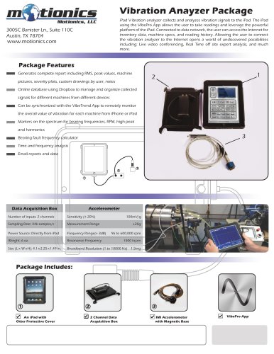 iPad Vibration Analyzer